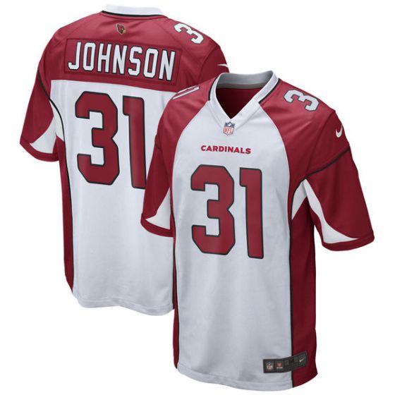 Youth Arizona Cardinals #31 David Johnson Nike White Game NFL Jersey->women nfl jersey->Women Jersey
